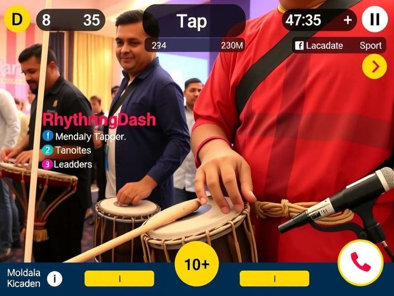 Dholak Dash community event showing players at a gaming tournament